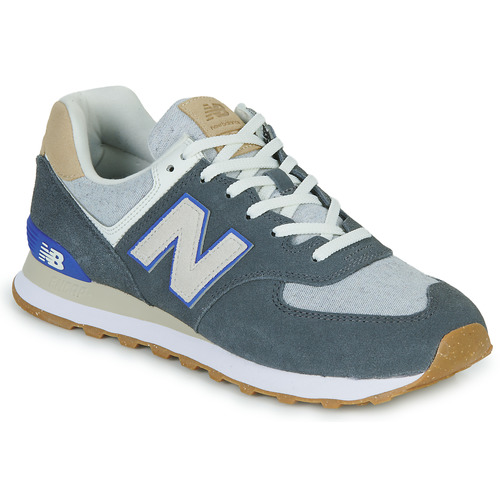 New balance ml574 blu on sale