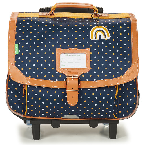 Cartella con rotelle ragazza Tann's  FAUSTINE TROLLEY 38CM  Marine Tann's 3662498091624