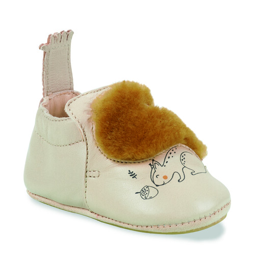 Pantofole bambini ragazza Easy Peasy  MY BLUBLU ECUREUIL  Beige Easy Peasy 3608926175146