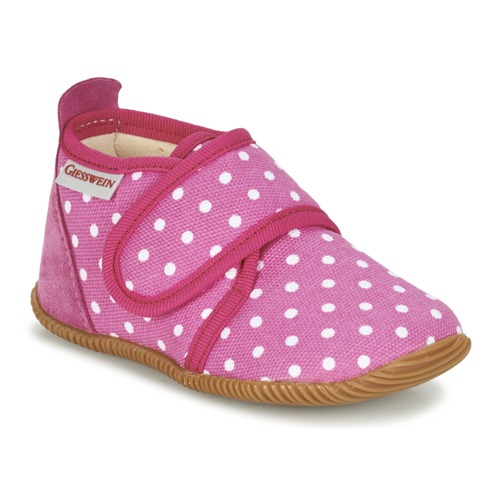 Pantofole bambini ragazza Giesswein  STANS SLIM FIT  Rosa Giesswein