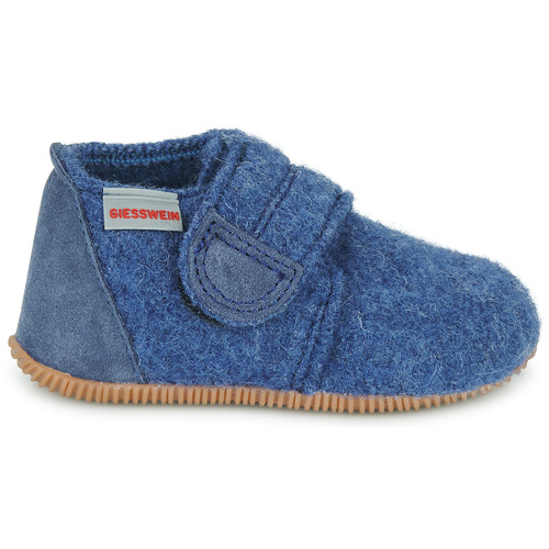 Pantofole-bambini-ragazzo-Giesswein-OBERSTAUFEN-Blu-Giesswein-1