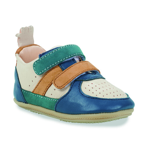 Scarpe bambini ragazza Easy Peasy  MY PRE BASBKET VELCRO  Blu Easy Peasy 3608926175641