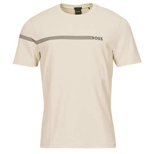 T-shirt uomo BOSS  Tee 5  Beige BOSS 4063543074705