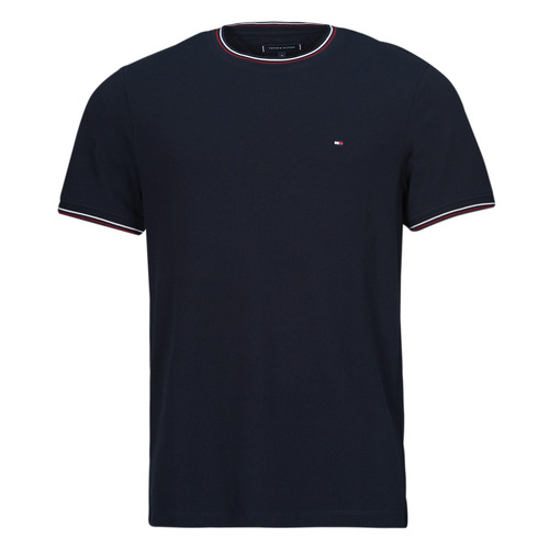 T-shirt uomo Tommy Hilfiger  RWB TIPPED COLLAR TEE  Marine Tommy Hilfiger 8720636856100