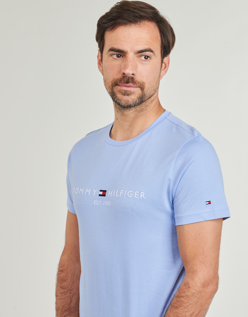 T-shirt-uomo-Tommy-Hilfiger-TOMMY-LOGO-TEE-Blu-Tommy-Hilfiger-8720642997675-4