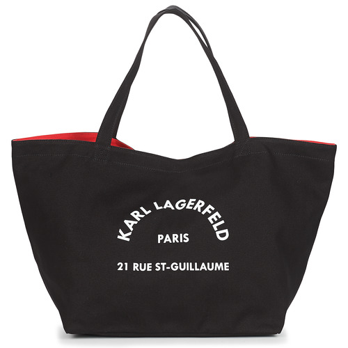 Borsa Shopping donna Karl Lagerfeld  RUE ST GUILLAUE CANVAS TOTE  Nero Karl Lagerfeld 8720092106603