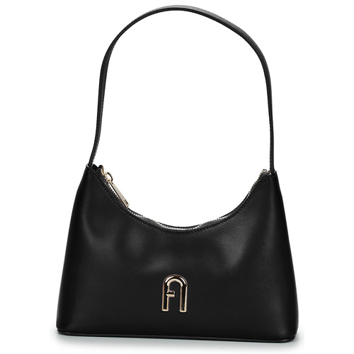 Borsa a spalla donna Furla  FURLA DIAMANTE MINI SHOULDER BAG  Nero Furla 8050597373959