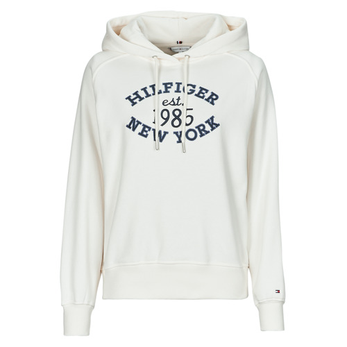 Felpa    MDRN REG VARSITY HOODIE  Bianco