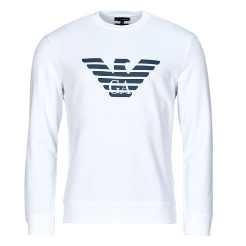 Felpa uomo Emporio Armani  8N1MR6  Bianco Emporio Armani 8056861980175