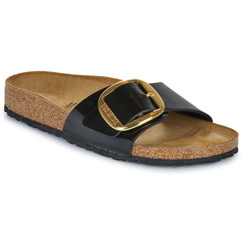 Madrid Big Buckle BF Patent Black Gold