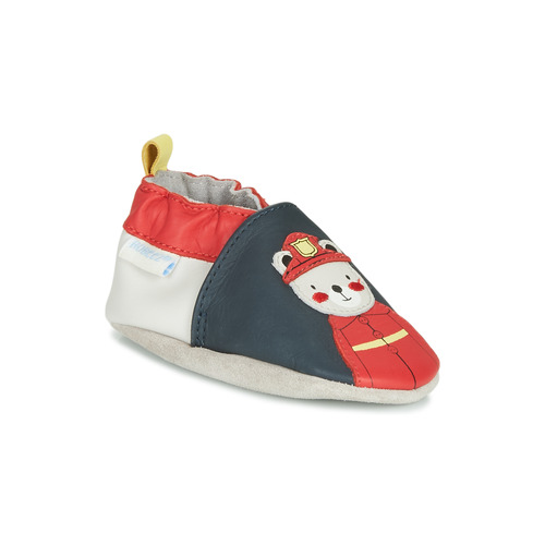 Pantofole bambini ragazzo Robeez  FIREMAN  Blu Robeez 3616428795908