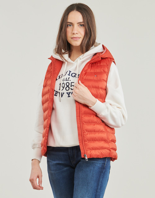 Piumino-LW-PADDED-GLOBAL-STRIPE-VEST-Rosso-1