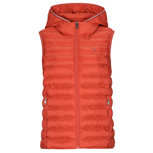 Piumino    LW PADDED GLOBAL STRIPE VEST  Rosso