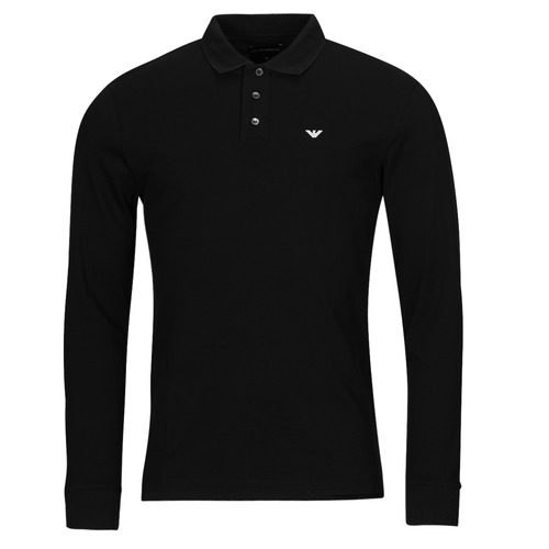 Polo maniche lunghe uomo Emporio Armani  8N1FQ0  Nero Emporio Armani 8059516828594