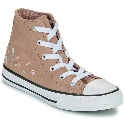 Converse alte bambino marroni online