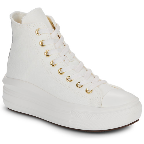 Scarpe bambini ragazza Converse  CHUCK TAYLOR ALL STAR MOVE TONAL CANVAS  Bianco Converse 194434982756