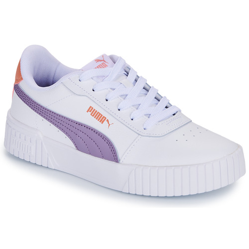 Scarpe bambini ragazza Puma  Carina 2.0 Jr  Bianco Puma 4067979779166