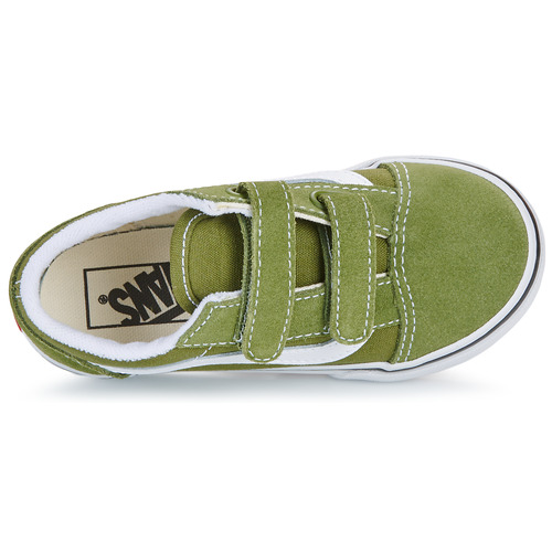 Scarpe-bambini-ragazza-Vans-Old-Skool-V-Verde-Vans-197065638719-5