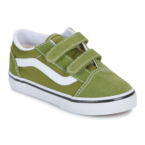 Scarpe bambini ragazza Vans  Old Skool V  Verde Vans 197065638719