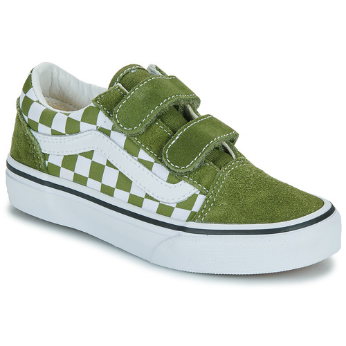 Scarpe bambini ragazza Vans  Old Skool V  Verde Vans 197065676995