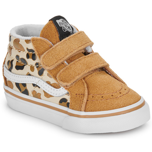 Scarpe bambini ragazza Vans  SK8-Mid Reissue V  Marrone Vans 197065637446