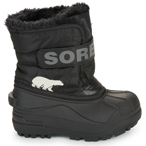 Scarpe-da-neve-bambini-ragazza-Sorel-CHILDRENS-SNOW-COMMANDER-Nero-Sorel-1