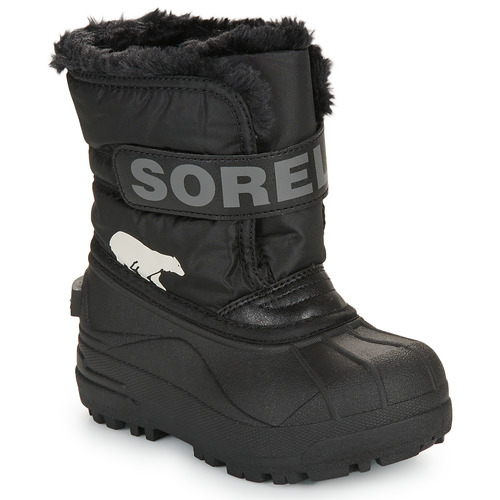 Scarpe da neve bambini ragazza Sorel  CHILDRENS SNOW COMMANDER  Nero Sorel