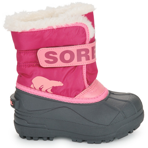 Scarpe-da-neve-bambini-ragazza-Sorel-CHILDRENS-SNOW-COMMANDER-Rosa-Sorel-1