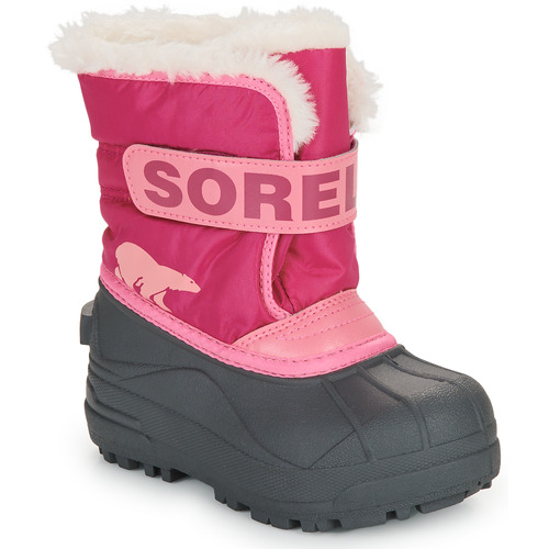 Scarpe da neve bambini ragazza Sorel  CHILDRENS SNOW COMMANDER  Rosa Sorel