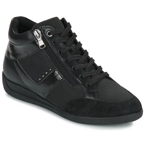 Geox D MYRIA Black Women s high sneakers 103.95