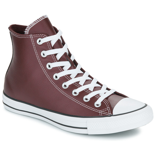 Sneakers alte uomo Converse  CHUCK TAYLOR ALL STAR FAUX LEATHER  Rosso Converse 194435007625