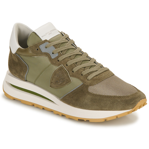 Philippe Model TROPEZ HAUTE LOW MAN Khaki Men s Sneakers 267.95