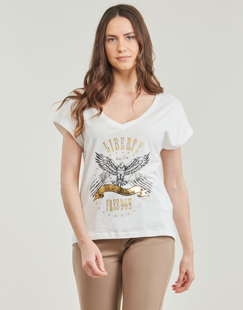 T-shirt-ONLAMBER-LIFE-Bianco-1