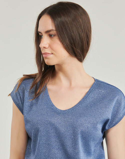 T-shirt-ONLSILVERY-Blu-4