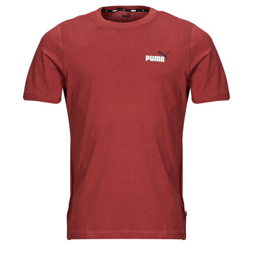 T-shirt uomo Puma  ESS+ 2 COL SMALL LOGO TEE  Bordeaux Puma 4067981037650