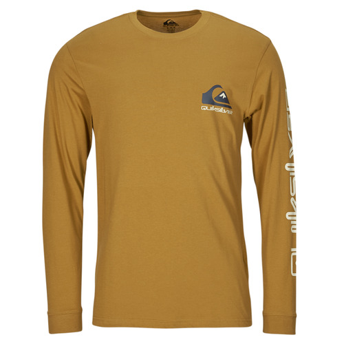 T-shirts a maniche lunghe uomo Quiksilver  COMP LOGO LS  Giallo Quiksilver 3613379877417