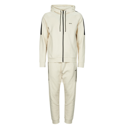 Tuta uomo BOSS  Tracksuit Set  Beige BOSS 4063543081864