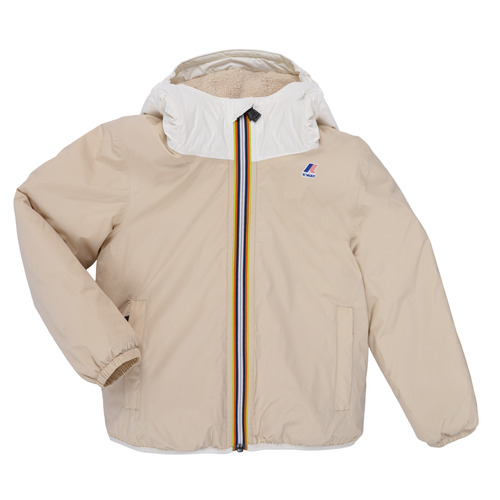 Giubbotto bambino ragazzo K-Way  LE VRAI 3.0 CLAUDE ORSETTO  Beige K-Way 8054043682909