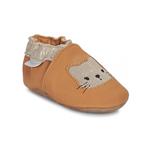 Pantofole bambini ragazza Robeez  WILD KITTEN  Marrone Robeez 3616432625642