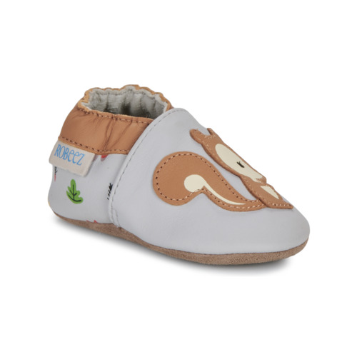 Pantofole bambini ragazzo Robeez  SQUICKY  Grigio Robeez 3616432679102