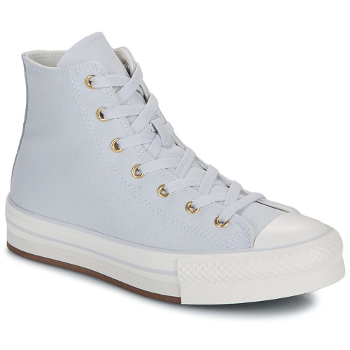 Scarpe bambini ragazza Converse  CHUCK TAYLOR ALL STAR EVA LIFT PLATFORM TONAL CANVAS  Blu Converse 194435016405