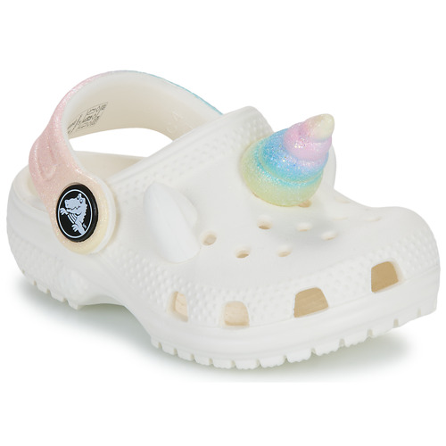 Scarpe bambini ragazza Crocs  Classic IAM Rainbow UnicornCgT  Beige Crocs 196265543526