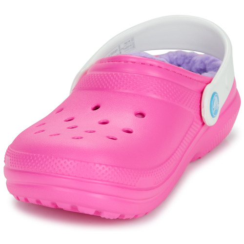 Scarpe-bambini-ragazza-Crocs-Classic-Lined-Clog-K-Rosa-Crocs-196265747498-2