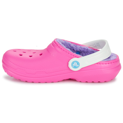 Scarpe-bambini-ragazza-Crocs-Classic-Lined-Clog-K-Rosa-Crocs-196265747498-3