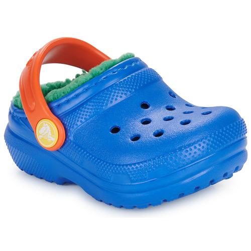 Scarpe bambini ragazza Crocs  Classic Lined Clog T  Blu Crocs 196265747245