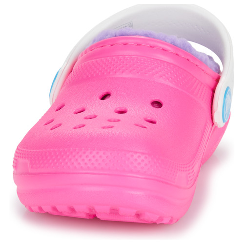 Scarpe-bambini-ragazza-Crocs-Classic-Lined-Clog-T-Rosa-Crocs-196265747320-2