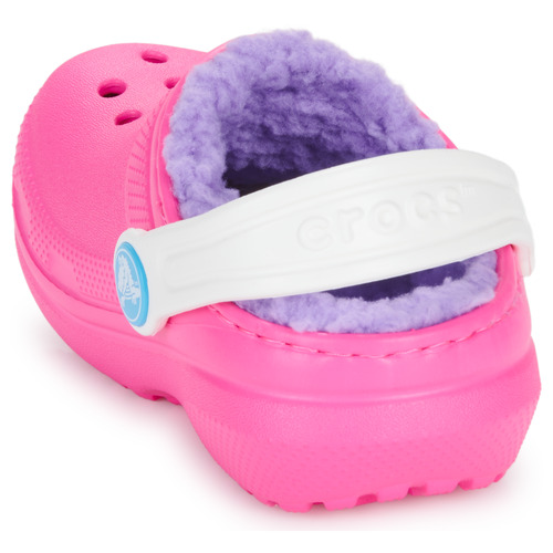 Scarpe-bambini-ragazza-Crocs-Classic-Lined-Clog-T-Rosa-Crocs-196265747320-4