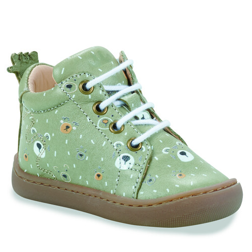 Scarpe bambini ragazza Easy Peasy  MY DEBOO LACET+  Verde Easy Peasy 3608927432606