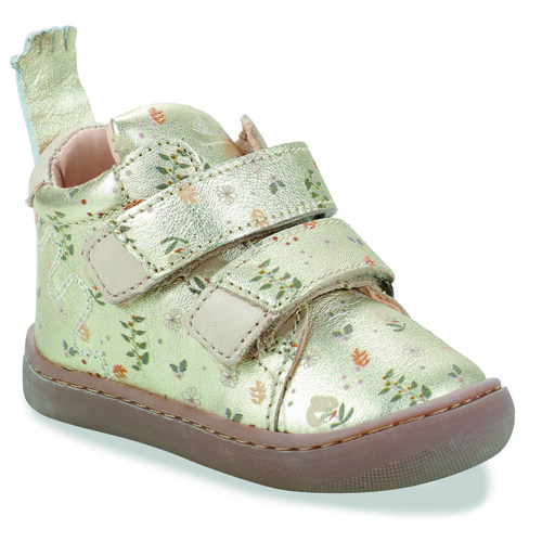 Scarpe bambini ragazza Easy Peasy  MY DEBOO VELCRO+  Oro Easy Peasy 3608927433238