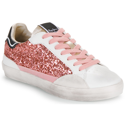 Scarpe bambini ragazza Pepe jeans  LANE GLITTER G  Bianco Pepe jeans 8445866985801